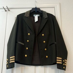 Olive green military jacket Tuckernuck size large